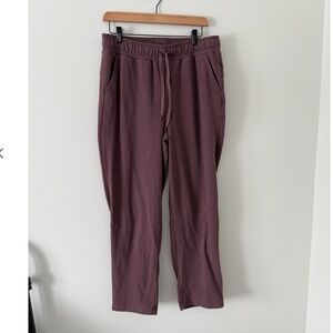 MONDETTA Purple Cozy Fleece Straight Leg Pant (size medium)